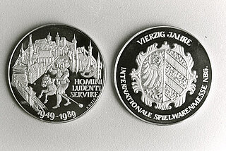 Silbermünze zum 40. Jubiläum