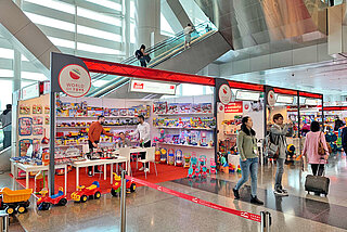 Verschiedene Aussteller im Rahmen des World of Toys Programm