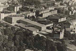 Das Messegelände am Stadtpark